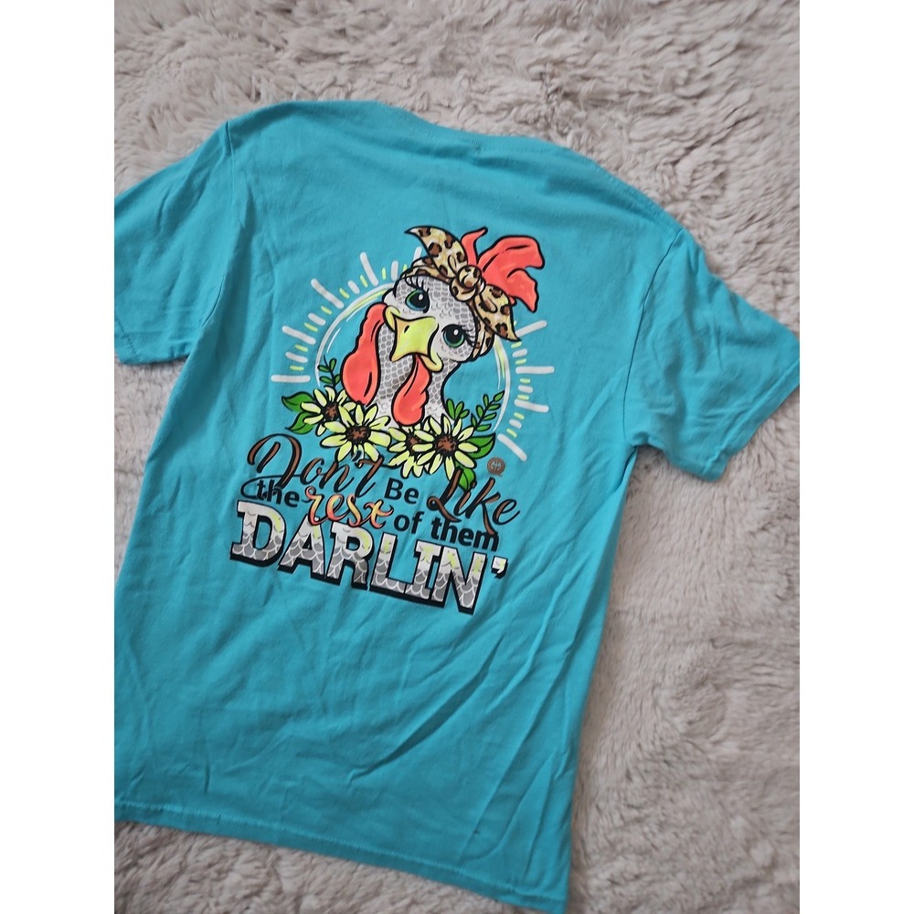 Girlie Girl Originals Don't Be Like The Rest Of Them Darlin' Chicken T-Shirt S